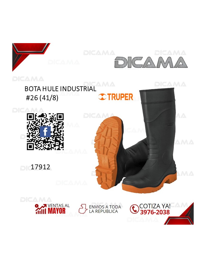 BOTA HULE INDUSTRIAL #26 (41/8)
