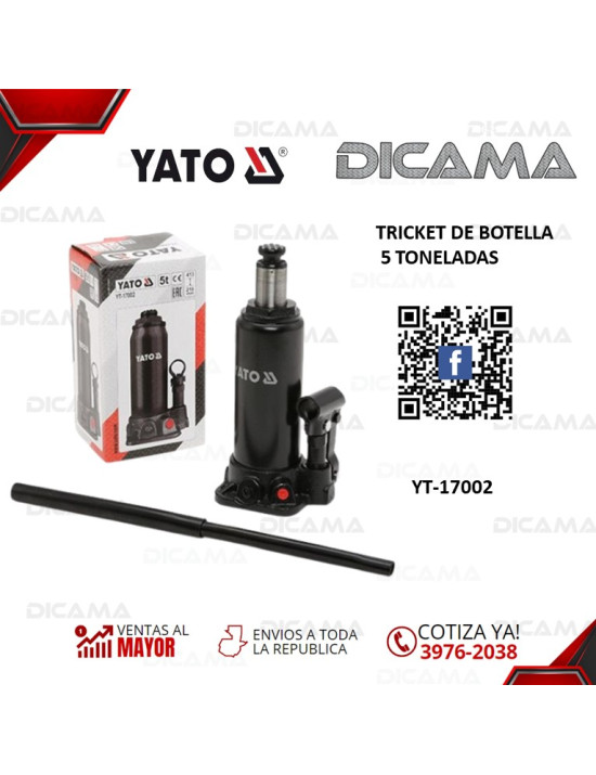 TRICKET DE BOTELLA  5 TONELADAS