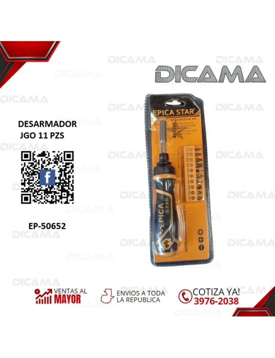 DESARMADOR JGO 11 PZS