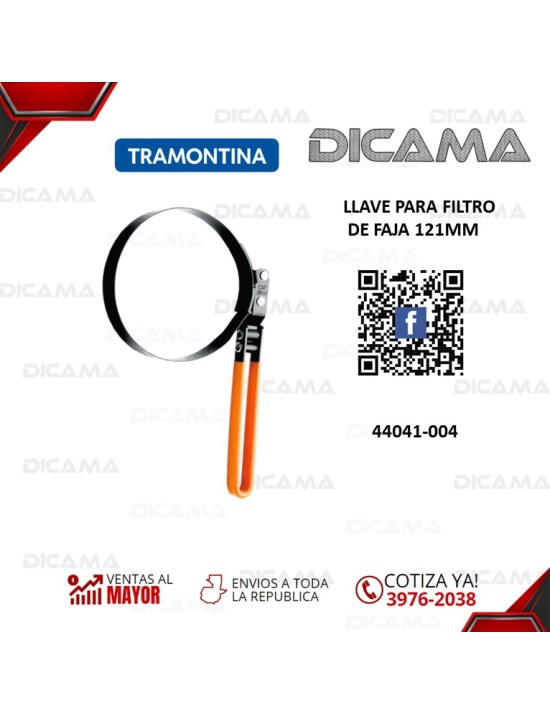 LLAVE P/FILTRO DE ACEITE FAJA 121MM