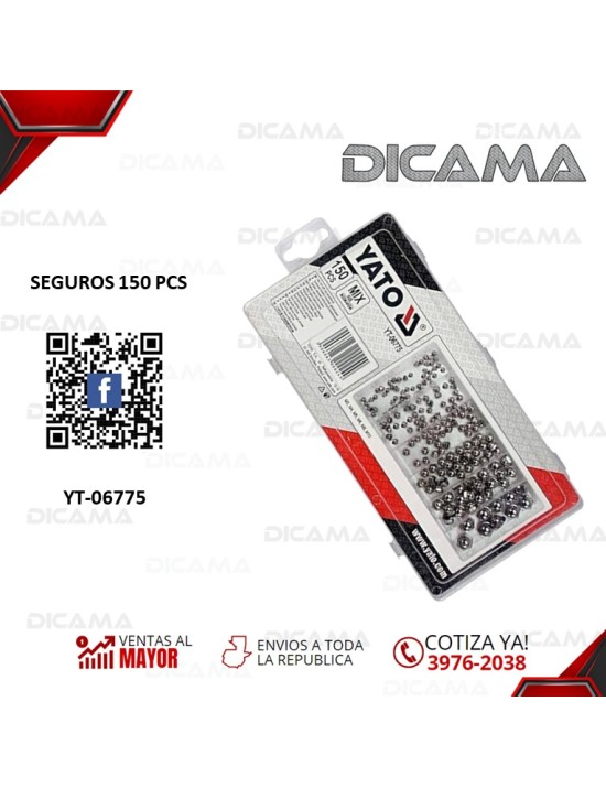 TUERCAS SURTIDAS DE ACERO INOXIDABLE 150 PCS