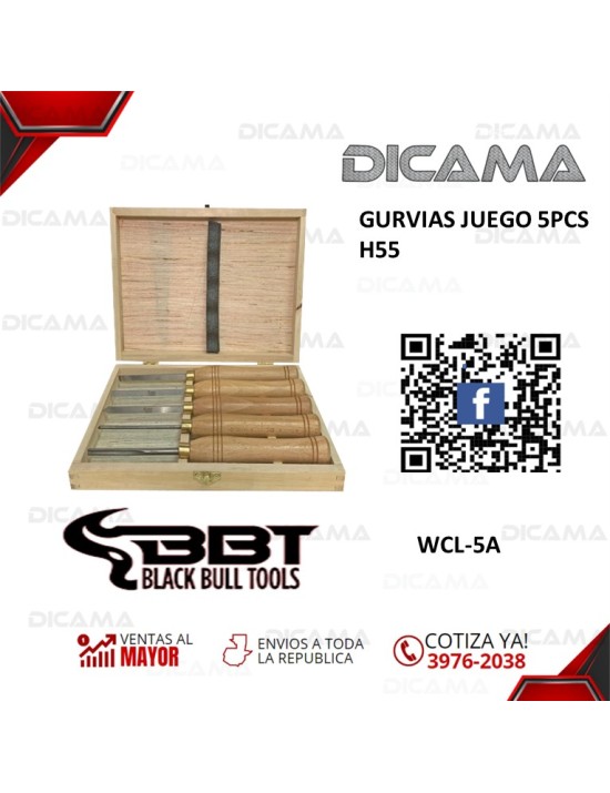 GURVIAS JUEGO 5 PCS H55