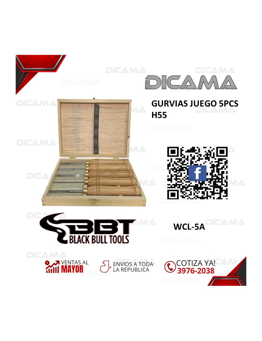 GURVIAS JUEGO 5 PCS H55