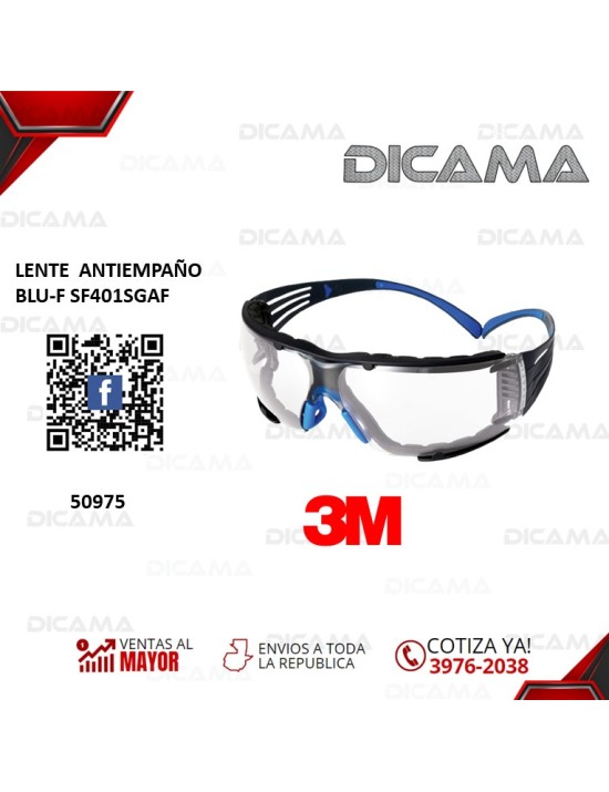 LENTES AZUL/NEGRO ANTIEMPAÑO BLU-F SF401SGAF
