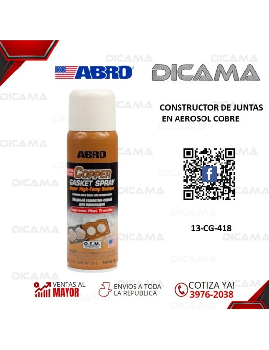 CONSTRUCTOR DE JUNTAS EN AEROSOL COBRE