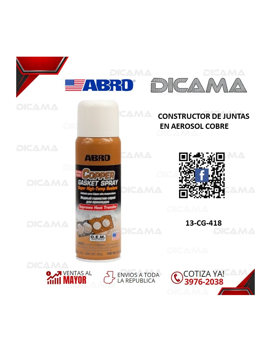 CONSTRUCTOR DE JUNTAS EN AEROSOL COBRE