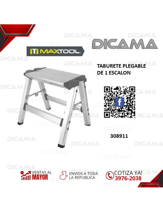 ESCALERA ALUMINIO DE TIJERA 1 ESCALON