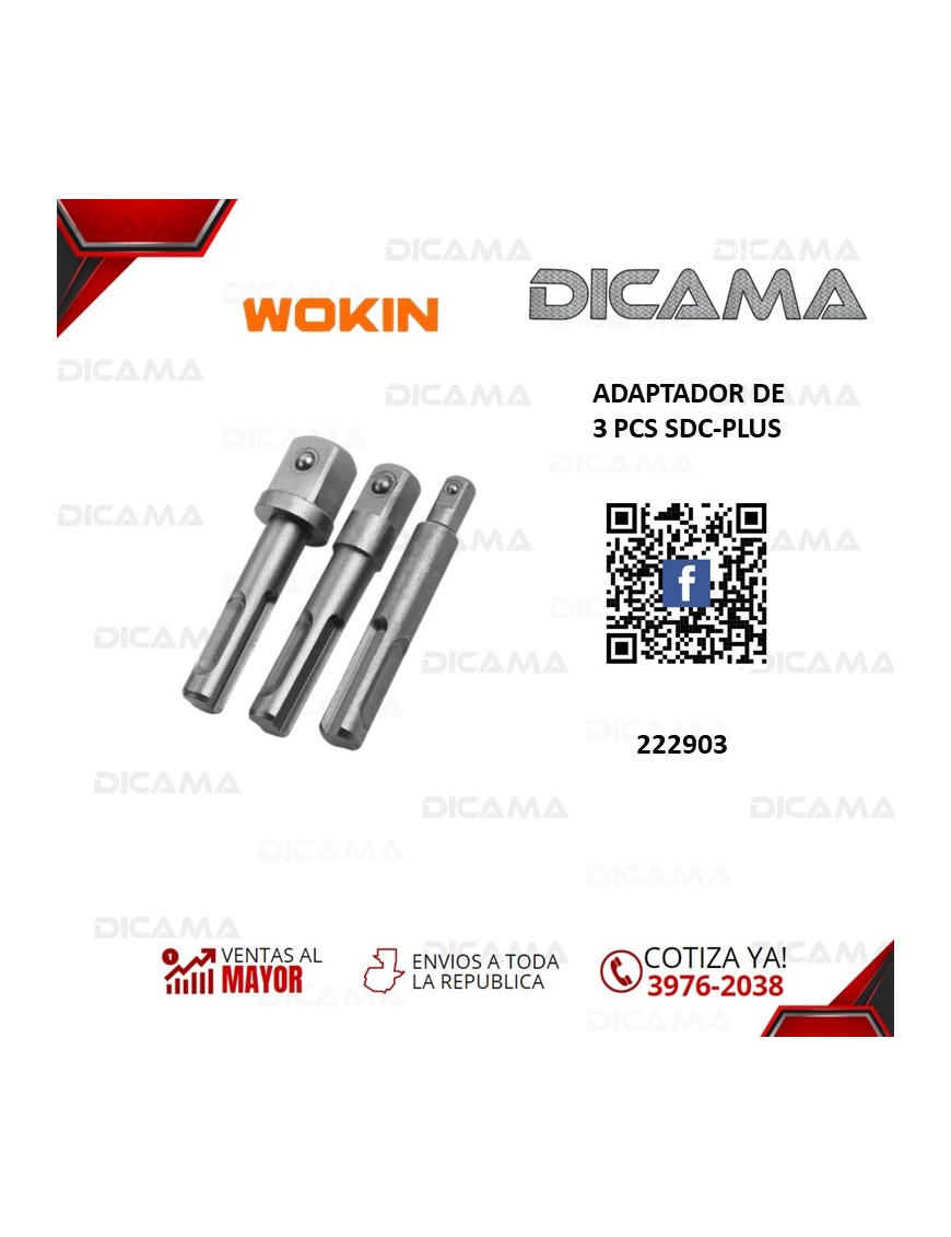 ADAPTADOR DE 3 PCS SDC-PLUS