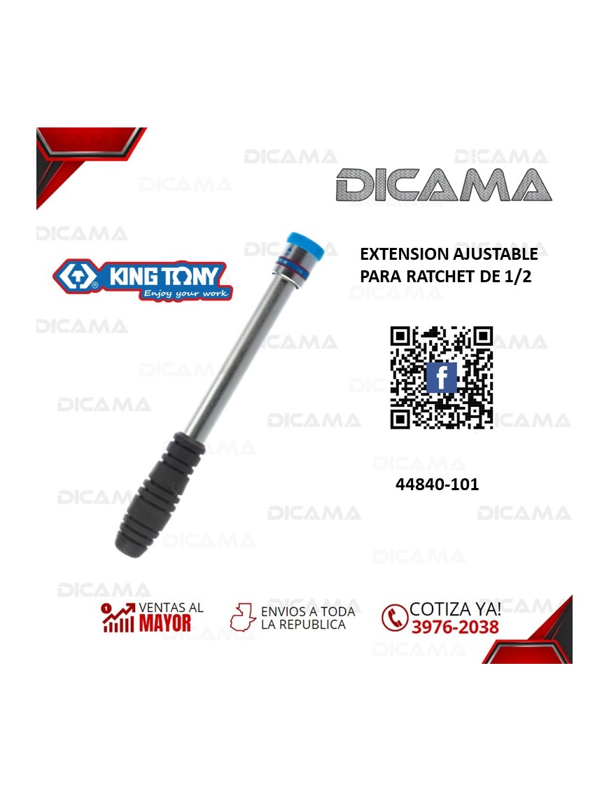 EXTENSION AJUSTABLE PARA RATCHET DE 1/2