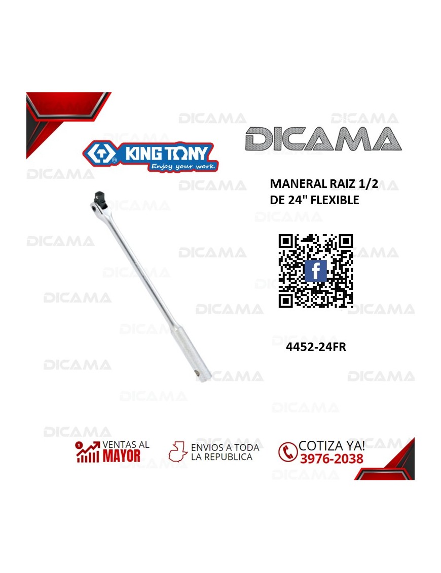 MANERAL RAIZ 1/2" 24" FLEXIBLE