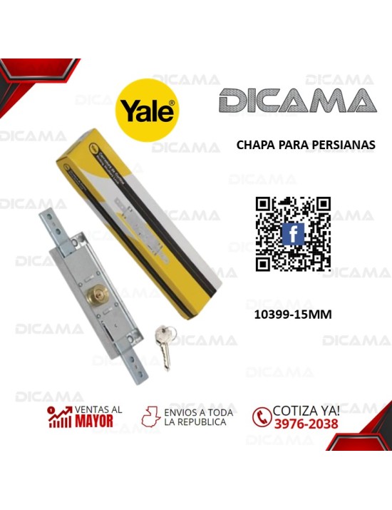 CHAPA PARA PERSIANAS