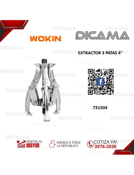 EXTRACTOR 3 PATAS 4"