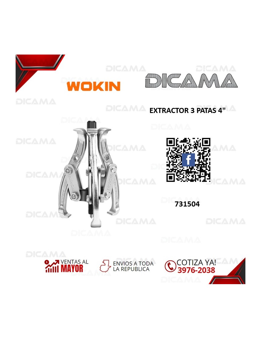 EXTRACTOR 3 PATAS 4"