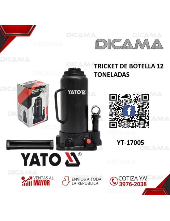TRICKET DE BOTELLA 12 TONELADAS