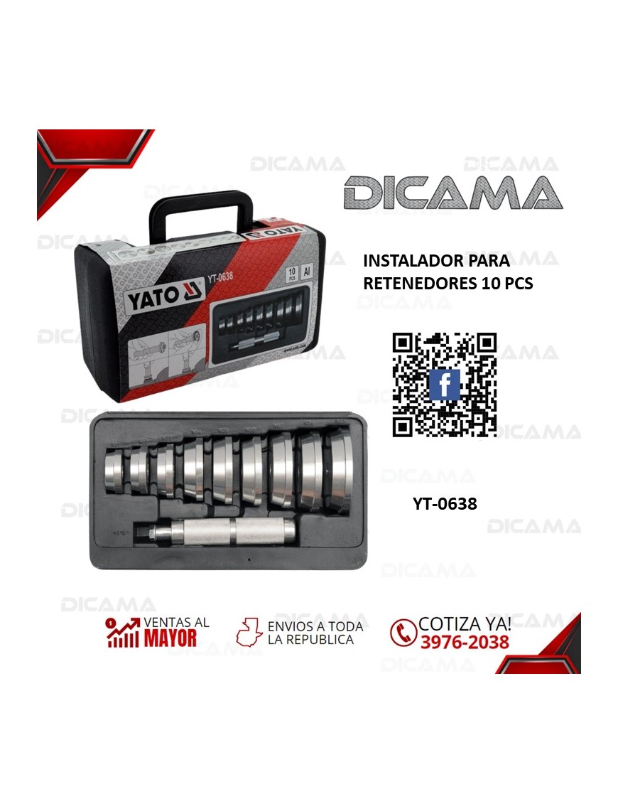 INSTALADOR PARA RETENEDORES 10 PCS