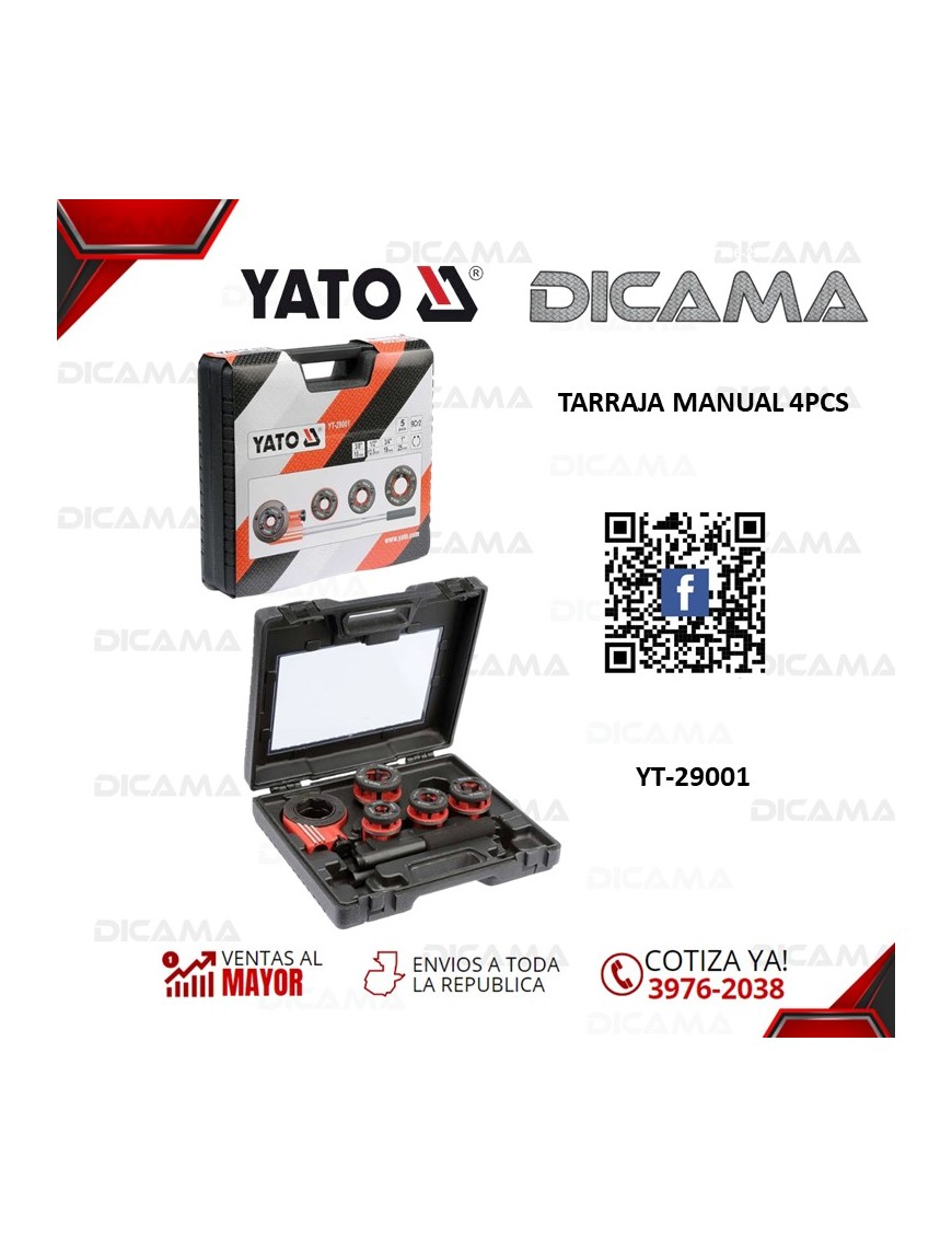 TARRAJA MANUAL 4PCS