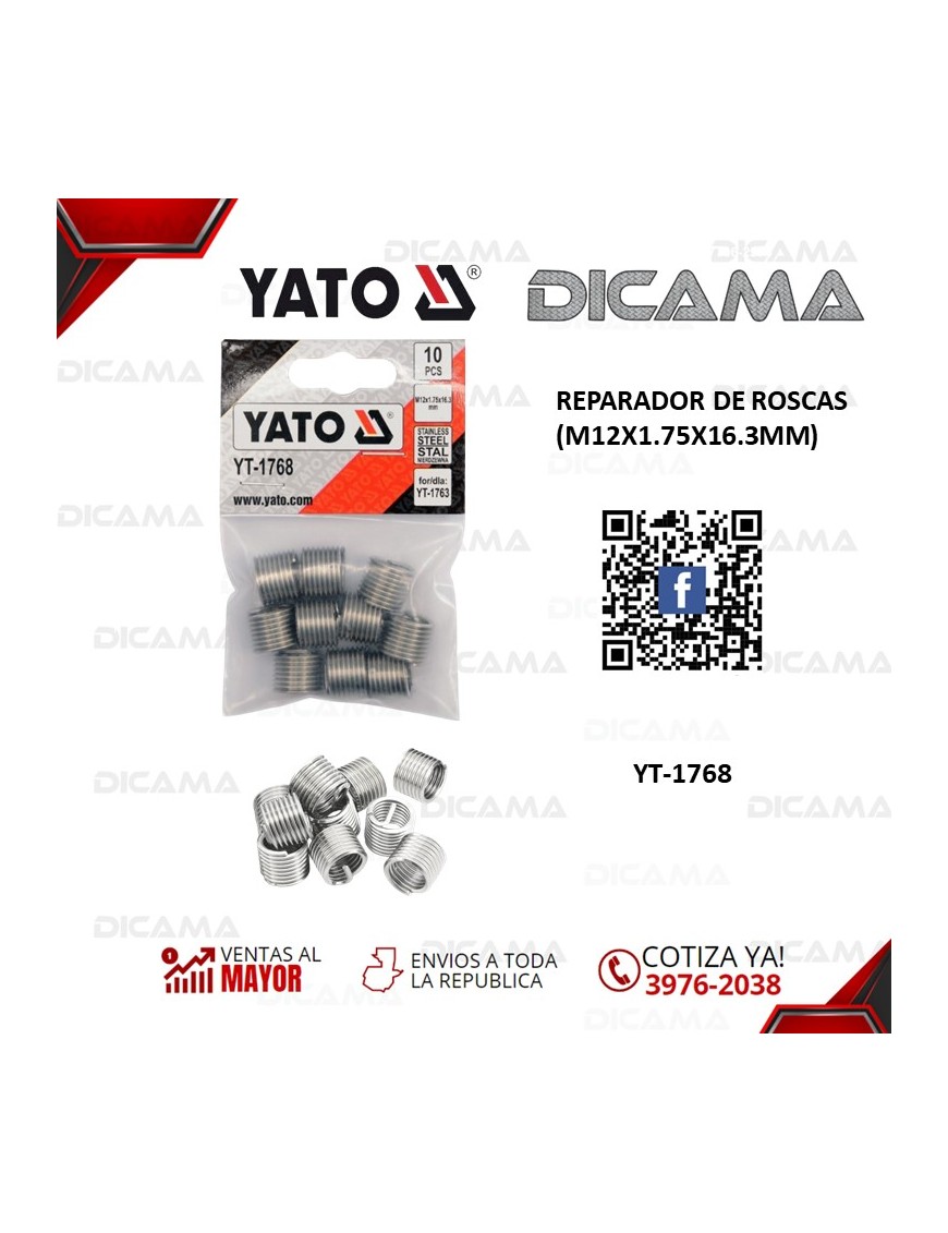 REPARADOR DE ROSCAS   (M12X1.75X16.3MM)