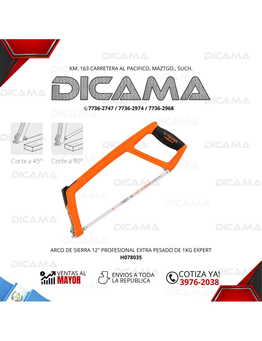 ARCO DE SIERRA 12" PROFESIONAL EXTRA PESADO DE 1KG EXPERT