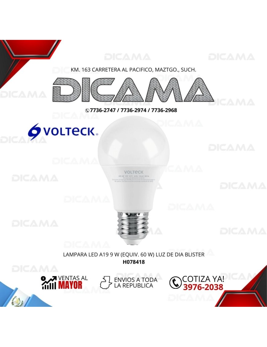 BOMBILLA LED 19 9 W (EQUIV. 60 W) LUZ DE DIA BLISTER