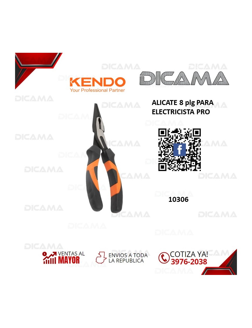 ALICATE 8" ELECTRICISTA PRO