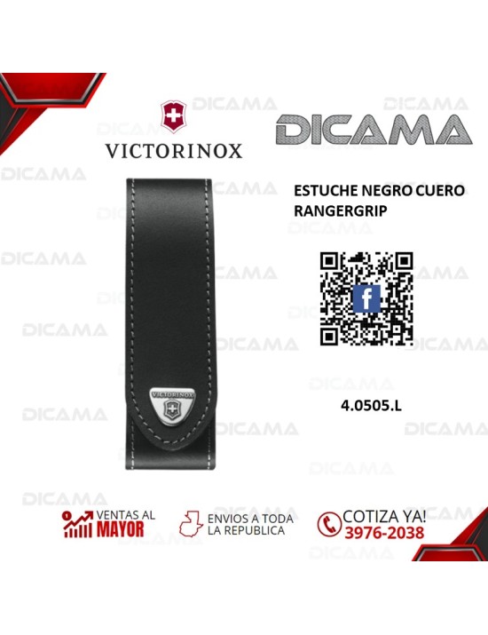 ESTUCHE NEGRO CUERO RANGERGRIP