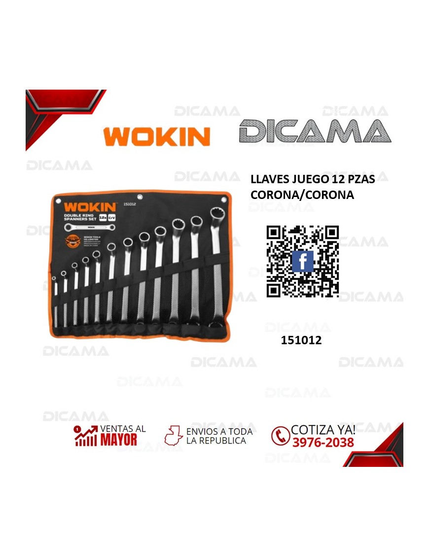 LLAVES JUEGO 12 PZAS CORONA/CORONA