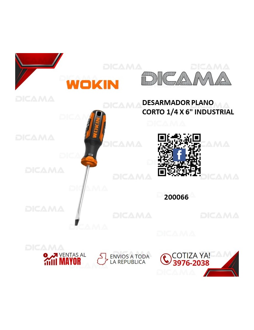 DESARMADOR PLANO 6.5" X150 INDUSTRIAL