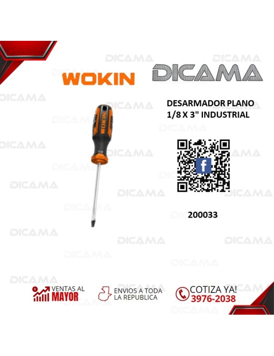DESARMADOR PLANO  3"X0.75MM INDUSTRIAL