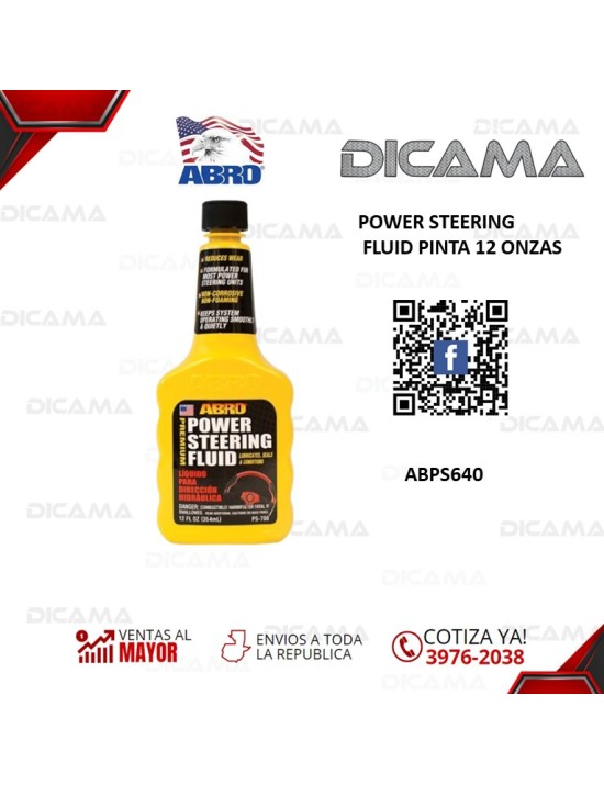 POWER STEERING FLUID PINTA 12 ONZAS