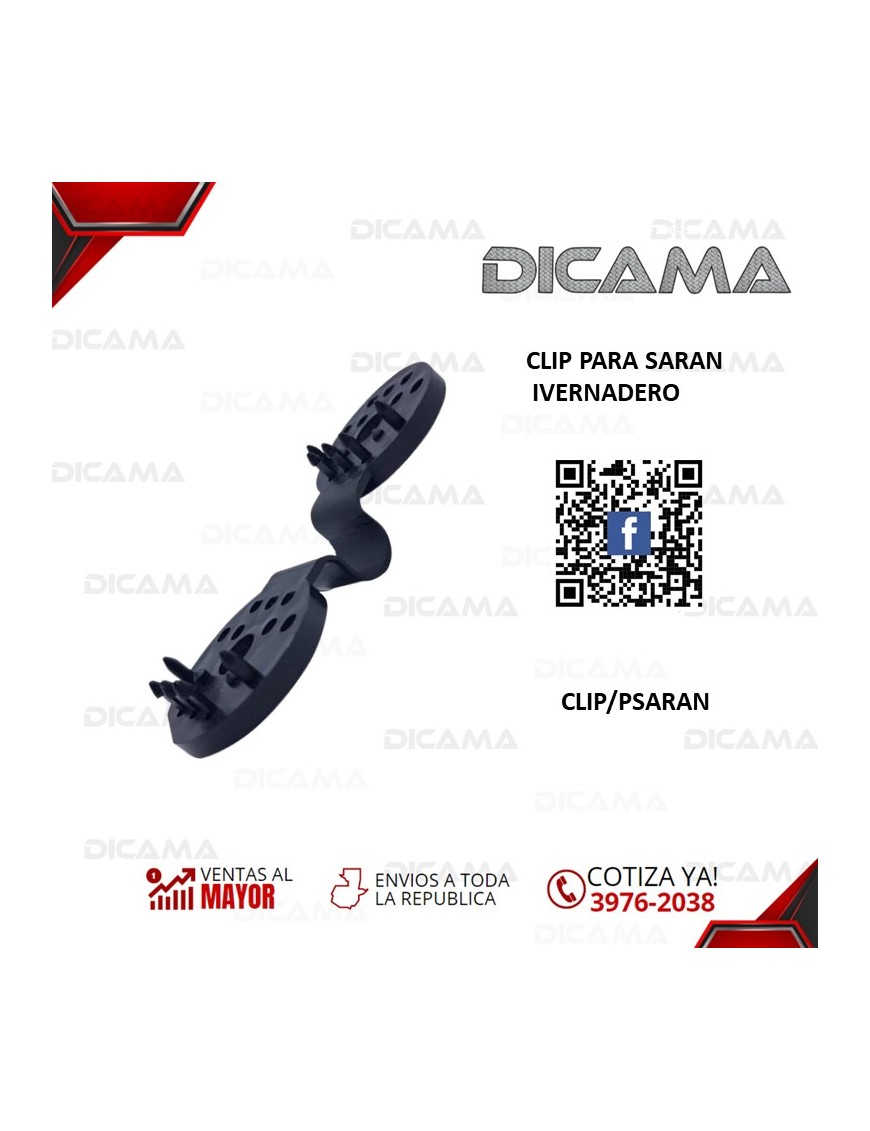 CLIP PARA SARAN IVERNADERO