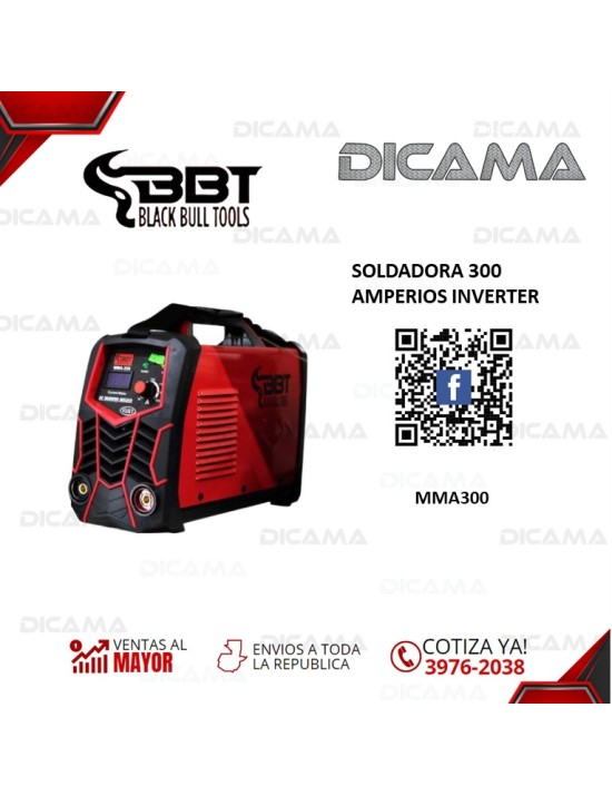 SOLDADORA 300 AMPERIOS INVERTER