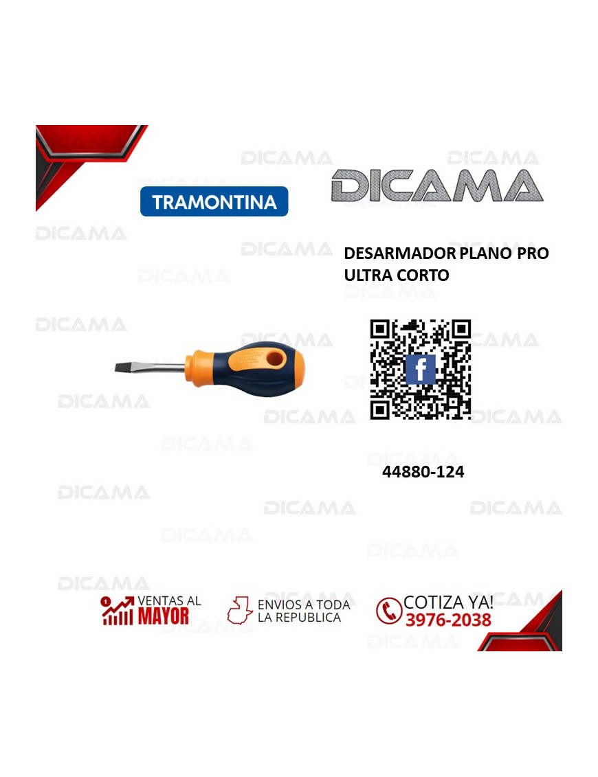 DESARMADOR PLANO CORTO PRO ULTRA