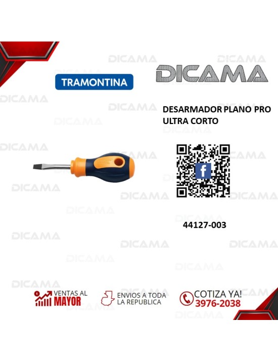 DESARMADOR PLANO CORTO PRO ULTRA
