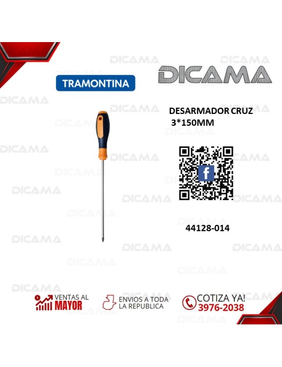 DESARMADOR CRUZ 3*150MM