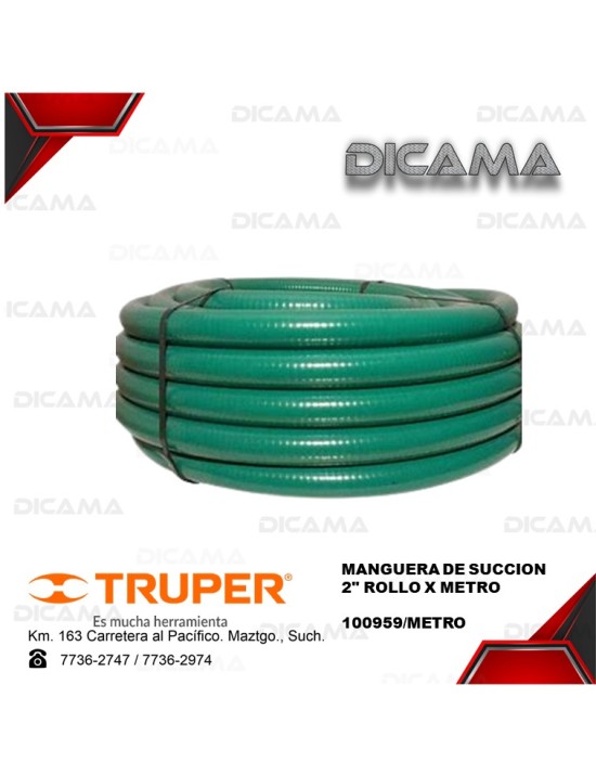 MANGUERA DE SUCCION 2" ROLLO X METRO