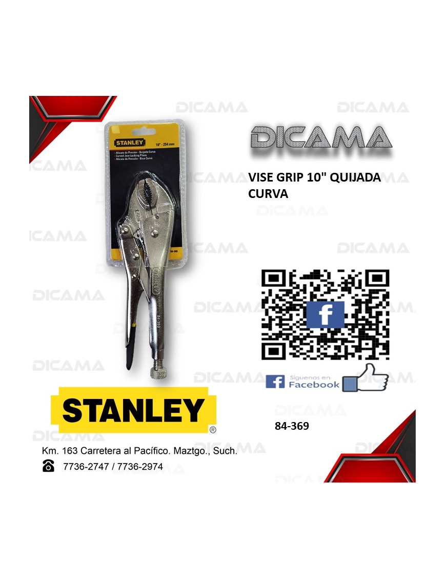 VISE GRIP 10" QUIJADA CURVA