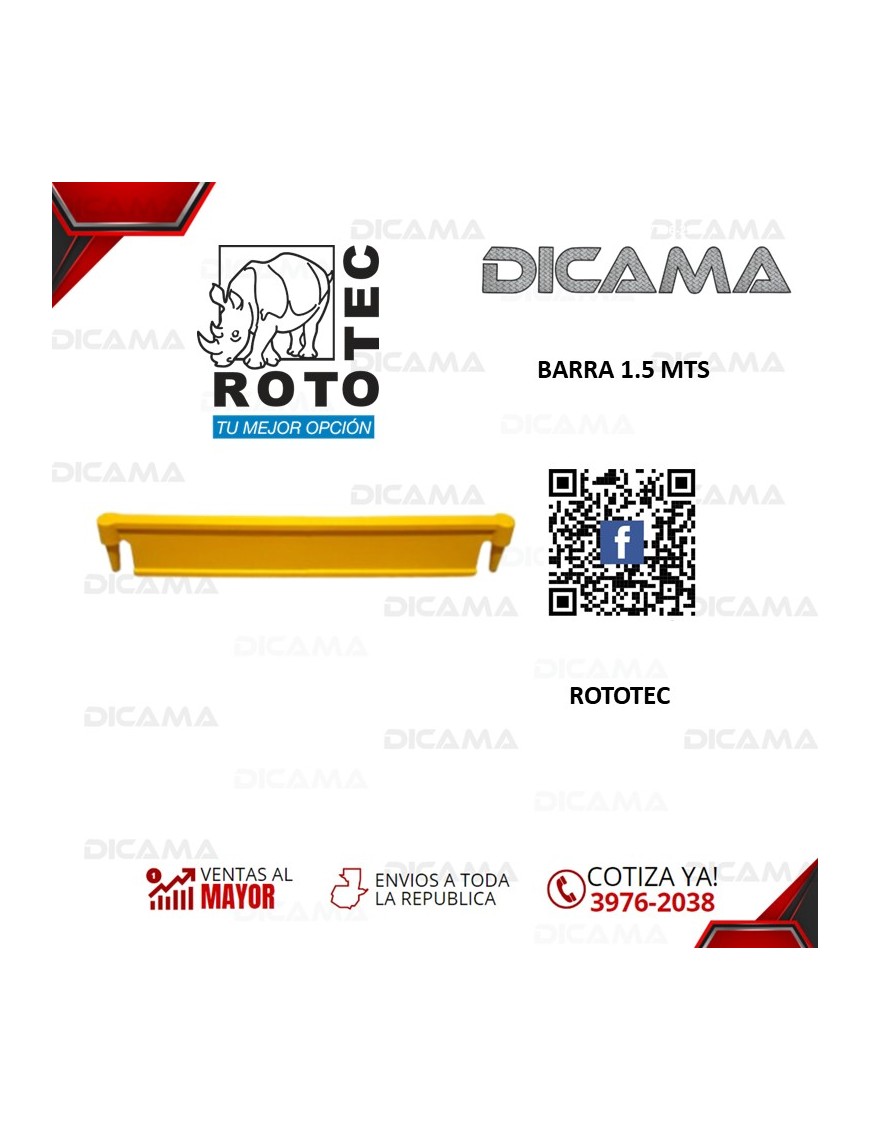 BARRA 1.5 MTS