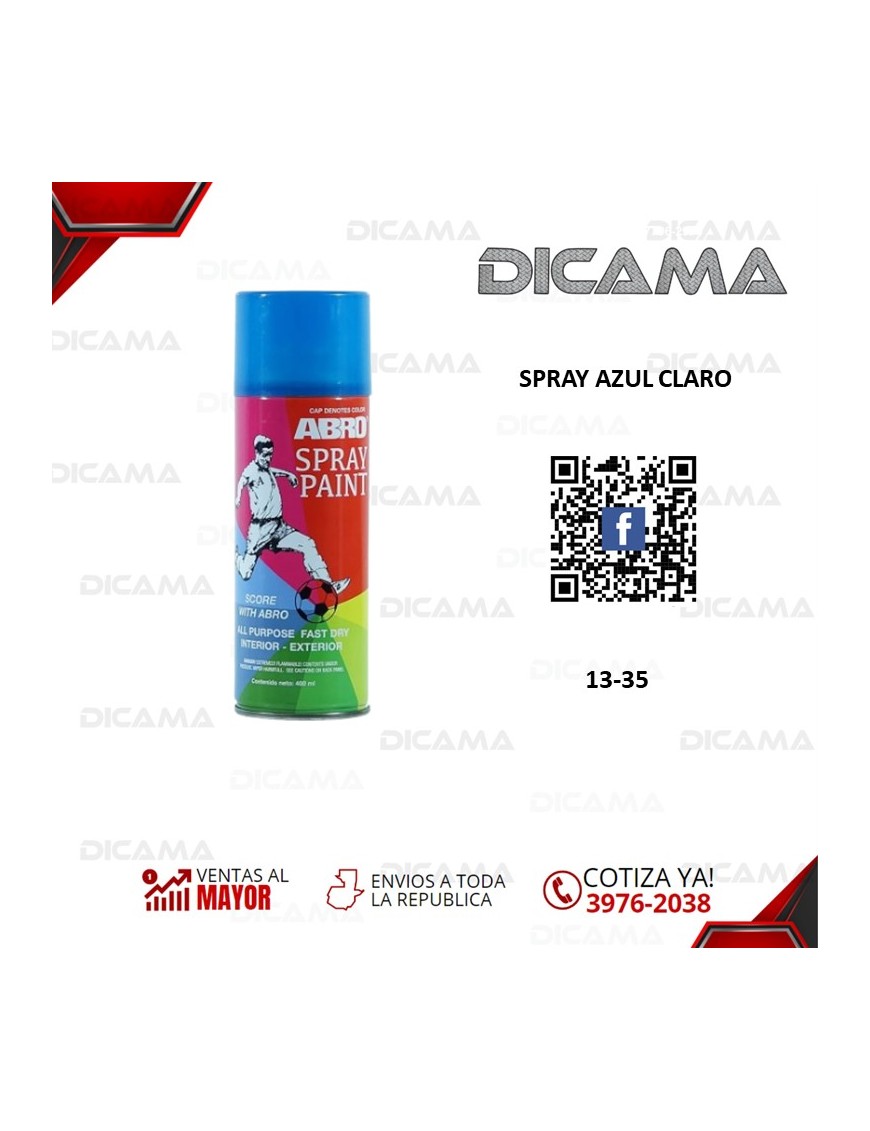 SPRAY AZUL CLARO