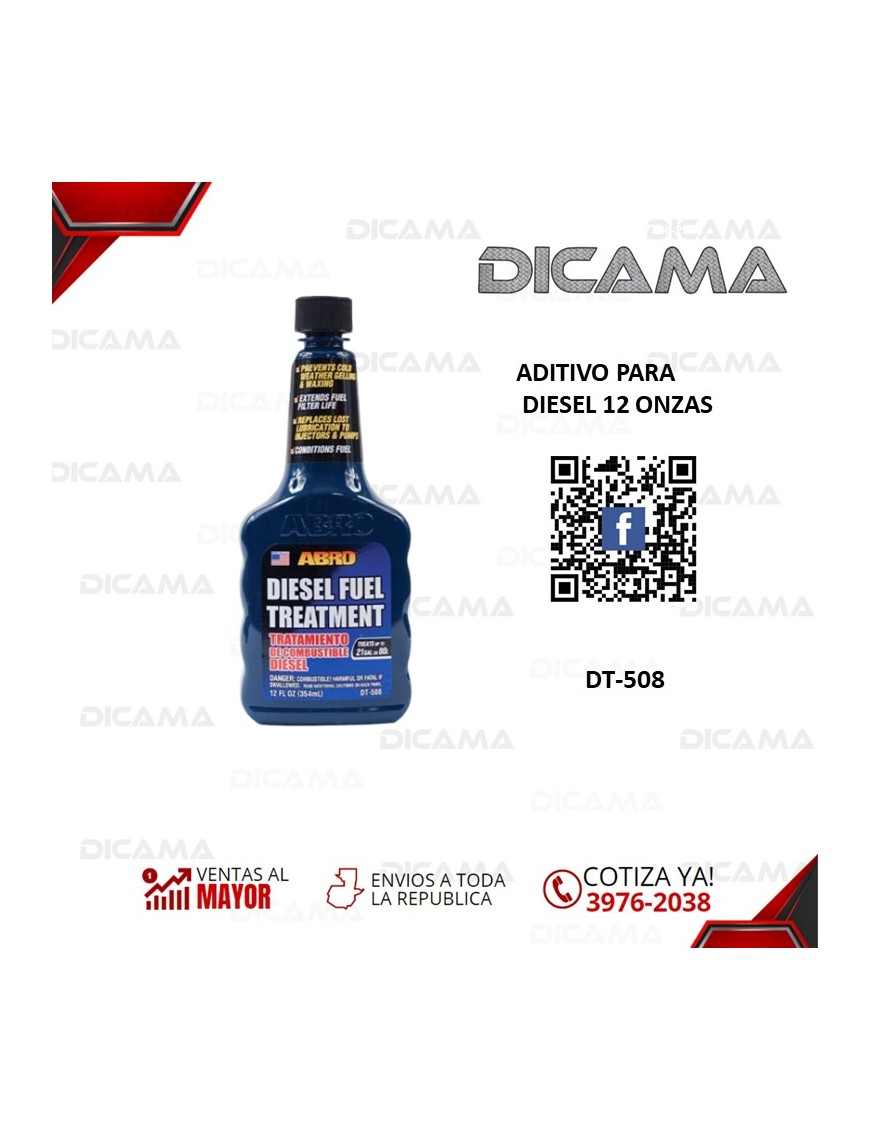 ADITIVO PARA DIESEL 12 ONZAS