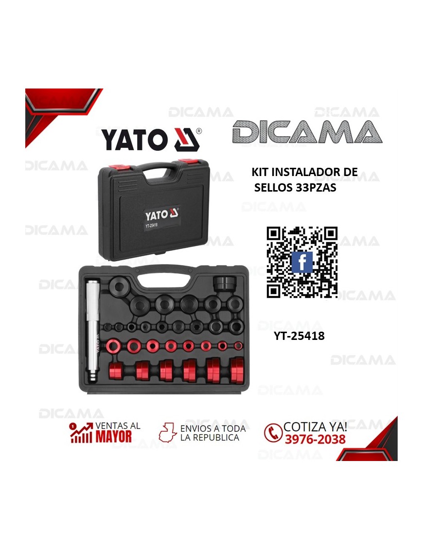 KIT INSTALADOR DE SELLOS 33PZAS