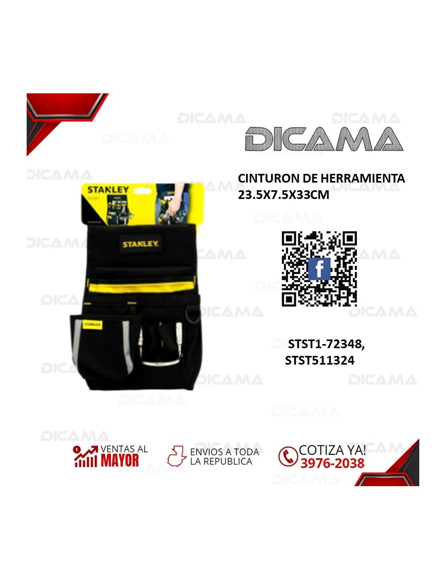 CINTURON DE HERRAMIENTA 23.5X7.5X33CM