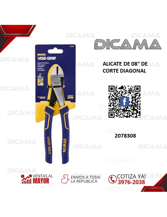 ALICATE 8" DE CORTE DIAGONAL