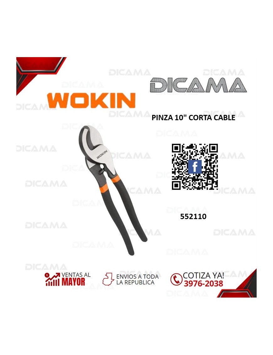 PINZA 10" CORTA CABLE
