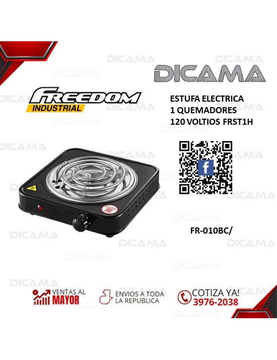 ESTUFA ELECTRICA 1 QUEMADORES 120 VOLTIOS FRST1H