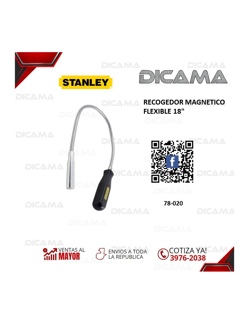 RECOGEDOR MAGNETICO FLEXIBLE 18 STANLEY 78-020