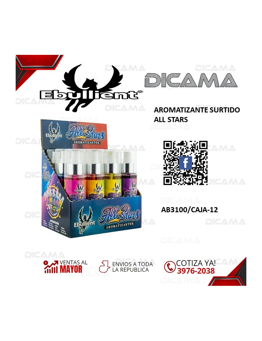 AROMATIZANTE SURTIDO ALL STARS