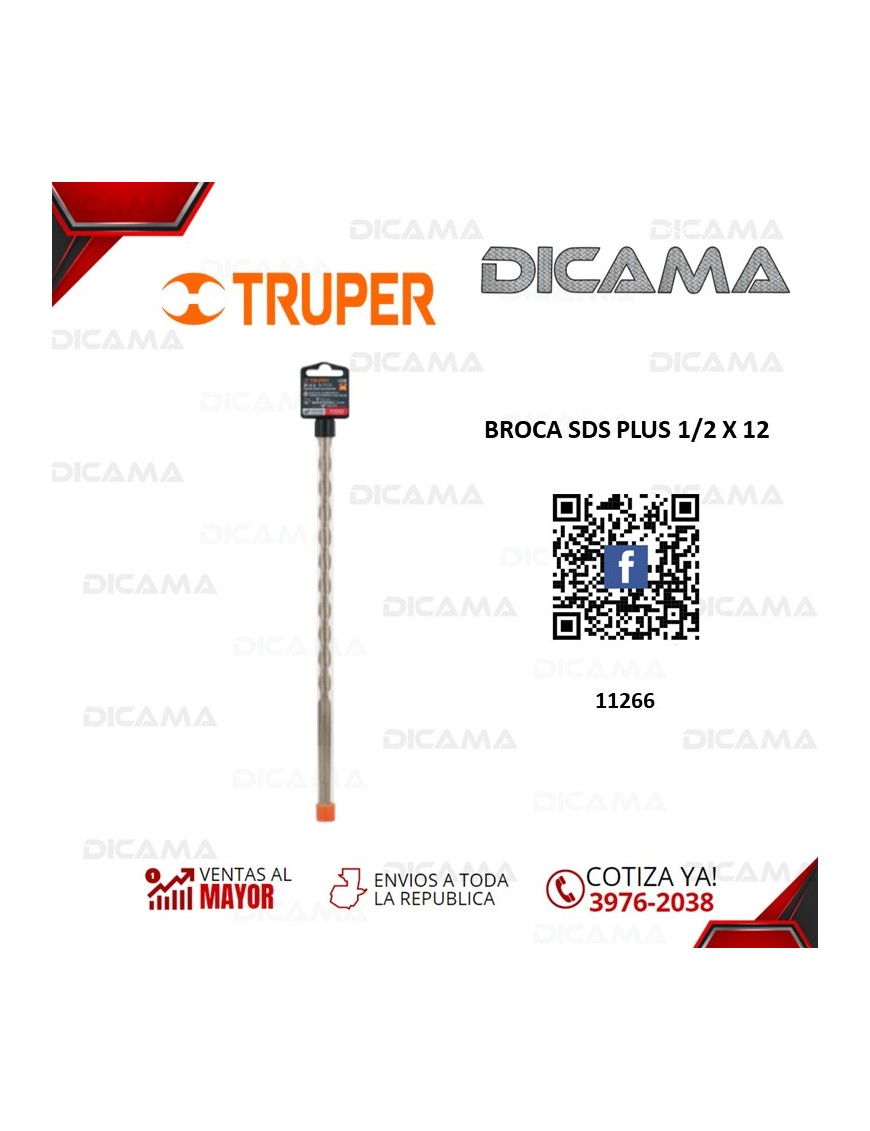 BROCA SDS PLUS 1/4 X 10