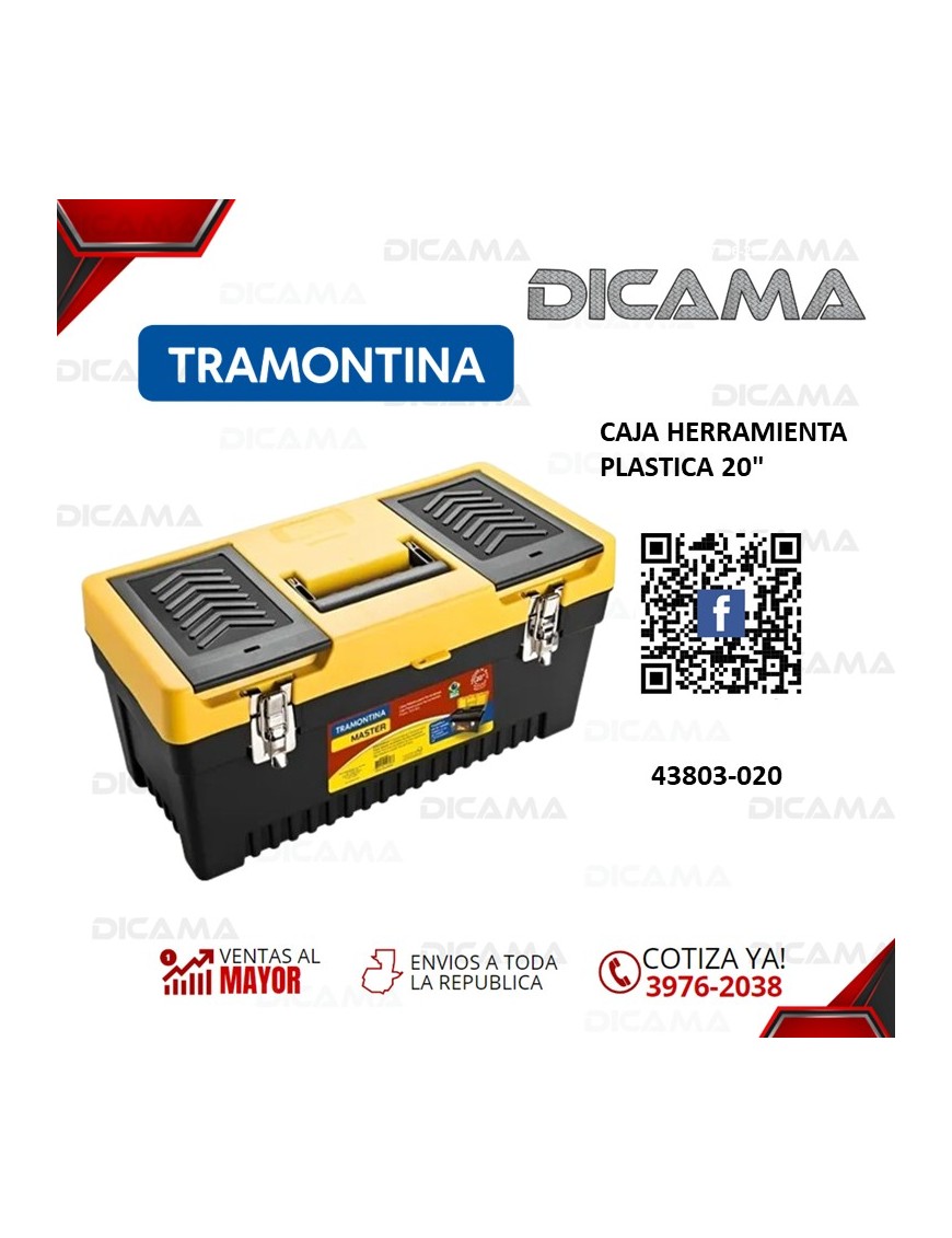 CAJA HERRAMIENTA PLASTICA 20"
