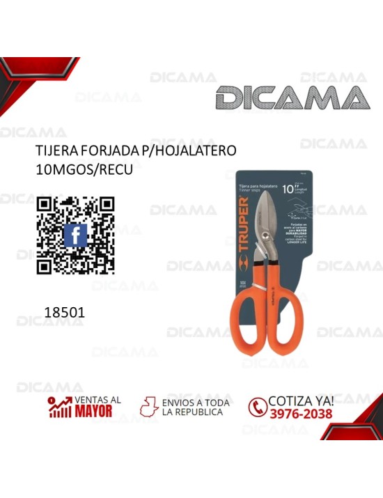TIJERA 10" P/HOJALATERO