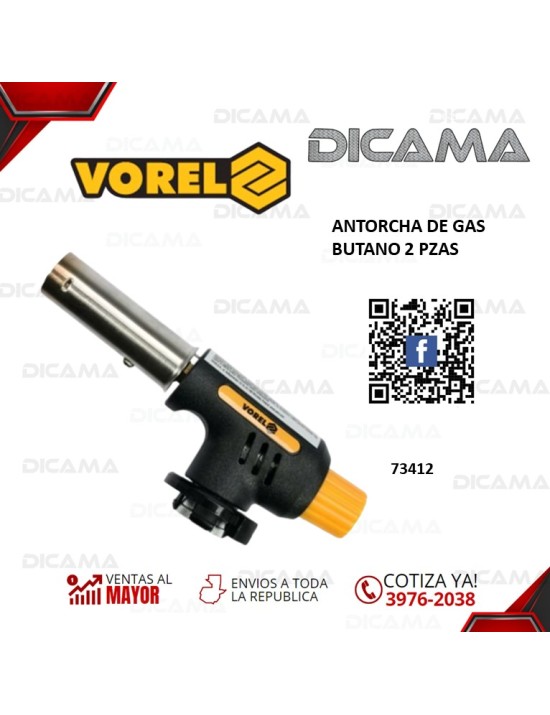 ANTORCHA DE GAS BUTANO 2 PZAS